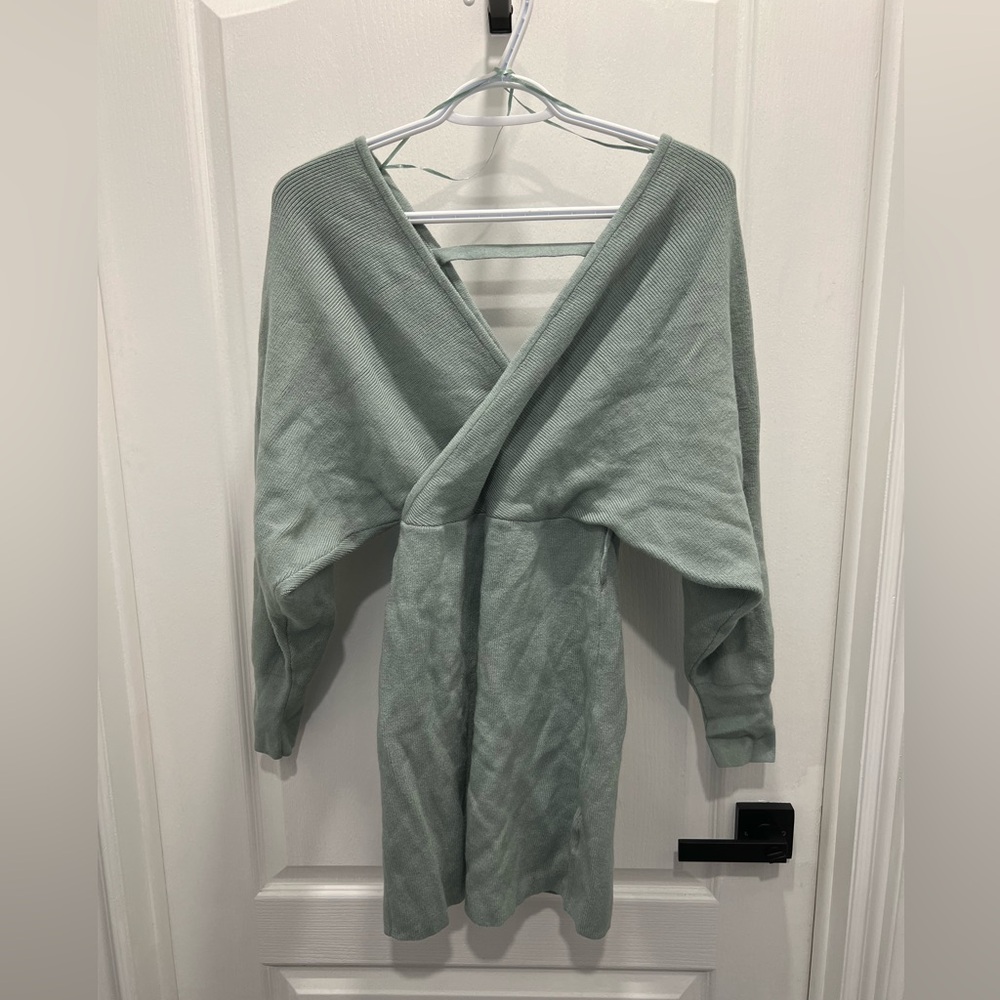 Fashion Nova Mint Green Mini Dress